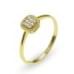 Золотое кольцо с бриллиантом  КВ1300.00100н от «Империя Золота». Фото 0