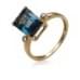 Золотое кольцо с топазом КВ1363.12201н от «Империя Золота». Фото 0