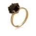 Золотое кольцо с раухтопазом КВ1383.12011н от «Империя Золота». Фото 0