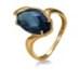 Золотое кольцо с нано топазом london КВ1391.17301н от «Империя Золота». Фото 0