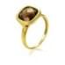 Кольцо из лимонного золота с раухтопазом КВ1855.12011Лн от «Империя Золота». Фото 0