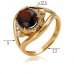 Золотое кольцо с нано гранатом КВ1186(2).16203н от «Империя Золота». Фото 0