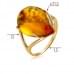 Золотое кольцо с цитрином КВ1354.10408н от «Империя Золота». Фото 0