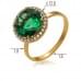 Золотое кольцо с кварцем КВ1379.14207н от «Империя Золота». Фото 0