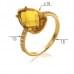 Золотое кольцо с цитрином КВ1380.10408н от «Империя Золота». Фото 0