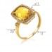 Золотое кольцо с цитрином КВ1382.10408н от «Империя Золота». Фото 0