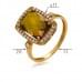 Золотое кольцо с нано султанитом КВ1382.16715н от «Империя Золота». Фото 0