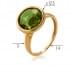 Золотое кольцо с кварцем КВ1853.14115н от «Империя Золота». Фото 0