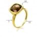 Кольцо из лимонного золота с раухтопазом КВ1855.12011Лн от «Империя Золота». Фото 1