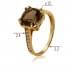 Золотое кольцо с раухтопазом КВ2005.12011н от «Империя Золота». Фото 0