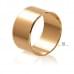 Золотое обручальное кольцо широкое - американка ОК015.10.1евр от «Империя Золота». Фото 0