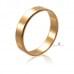 Золотое обручальное кольцо - классическое (американка) ОК015.4евр от «Империя Золота». Фото 0
