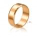 Золотое обручальное кольцо - классическое (англичанка) ОК015.6анг от «Империя Золота». Фото 0