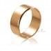 Золотое обручальное кольцо - классическое (американка) ОК015.7Евр от «Империя Золота». Фото 0