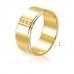 Золотое обручальное кольцо с цирконием ОК235Л от «Империя Золота». Фото 0
