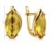 Золоті сережки з цитрином СВ1391.10408н від Imperia Zolota. Фото 0