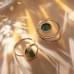 Кольцо из лимонного золота с малахитом КБ993Лк от «Империя Золота». Фото 0