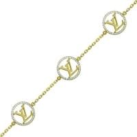 Браслет з лимонного золота з цирконієм