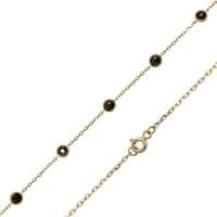 Золотой браслет с цирконием