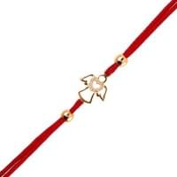 Золотой браслет с цирконием