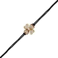 Золотой браслет с цирконием