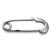 Срібна брошка