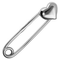 Брошь из белого золота