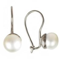 Серебряные серьги с жемчугом Серебряные серьги с жемчугом