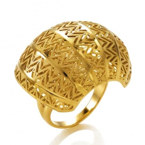 Кольцо из лимонного золота (Флорентино - Collection Florentino) КБ0015л