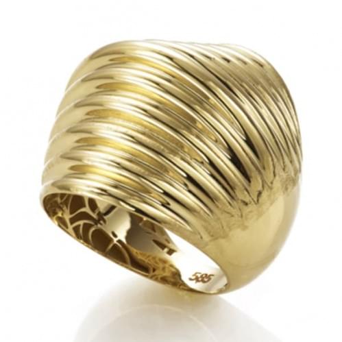 Кольцо из лимонного золота (Астарта - Collection Astarta) КБ954Лк