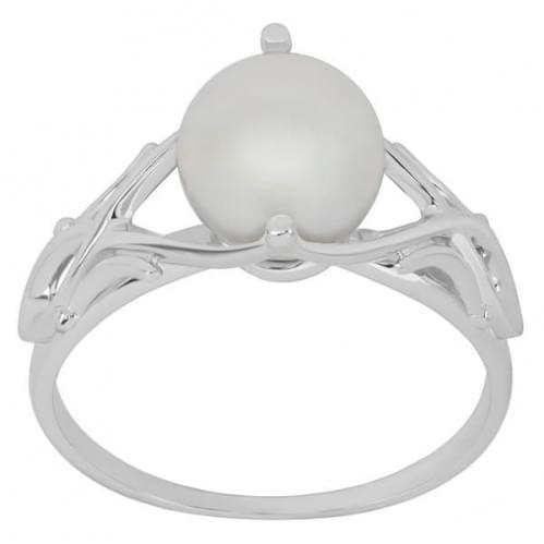 Серебряное кольцо с жемчугом КВ1071с