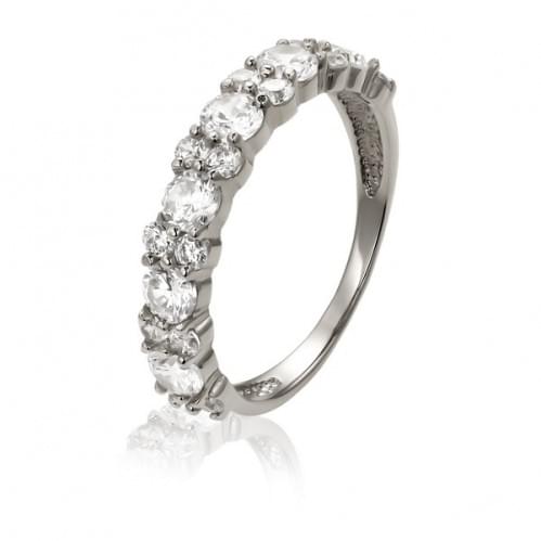 Серебряное кольцо с цирконием КВ1079с