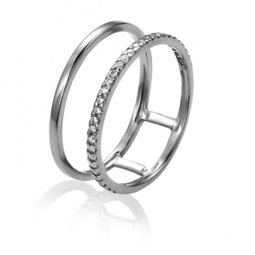 Серебряное кольцо с цирконием КВ1083(2)с