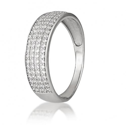Серебряное кольцо с цирконием КВ1089с