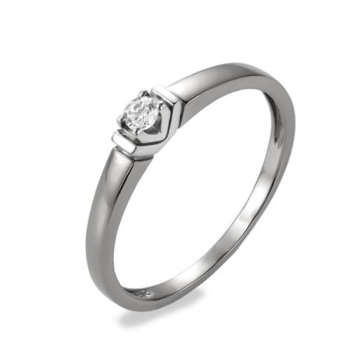 Серебряное кольцо с цирконием КВ1134с