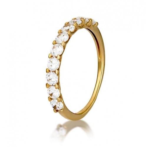 Золотое кольцо с цирконием КВ1137и