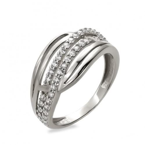 Серебряное кольцо с цирконием КВ1150с