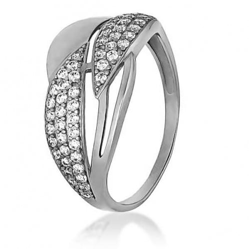 Серебряное кольцо с цирконием КВ1151с