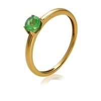 Золотое кольцо с изумрудом