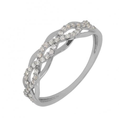 Серебряное кольцо с цирконием КВ1169с