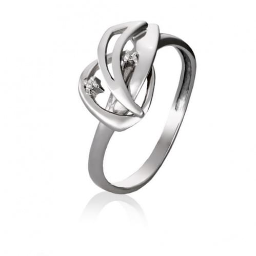 Серебряное кольцо с цирконием КВ1185с