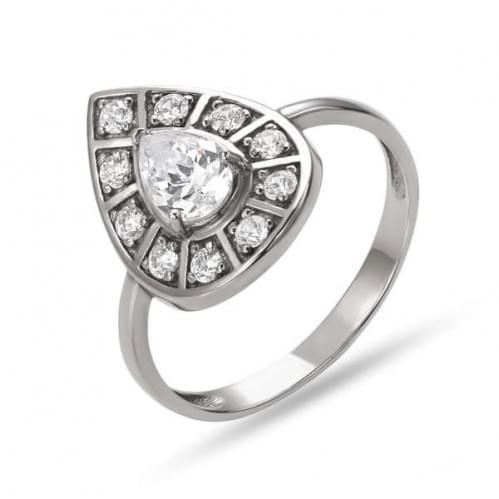 Серебряное кольцо с цирконием КВ1243с