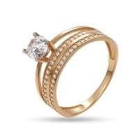 Золотое кольцо с цирконием Золотое кольцо с цирконием