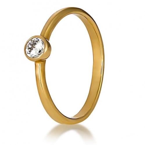 Золотое кольцо с цирконием КВ1283и