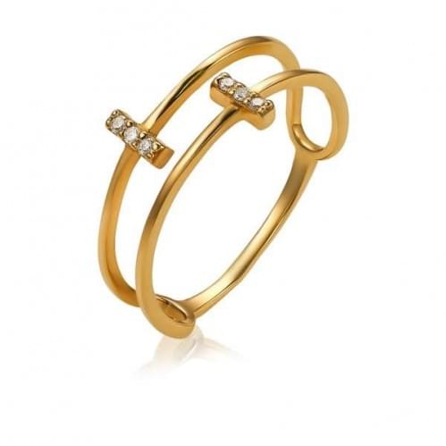 Золотое кольцо с бриллиантом КВ1299.00100н