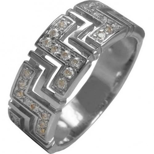 Серебряное кольцо с цирконием КВ130с
