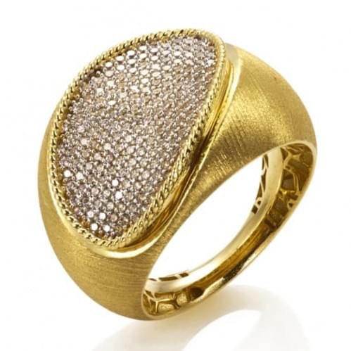 Кольцо из лимонного золота (Астарта - Collection Astarta) КВ1322Лк
