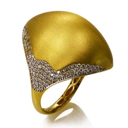 Кольцо из лимонного золота (Астарта - Collection Astarta) КВ1323Лк
