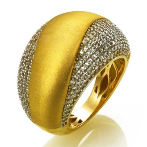 Кольцо из лимонного золота (Астарта - Collection Astarta) КВ1325Лк