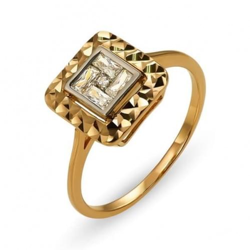 Золотое кольцо с цирконием КВ1333Ки